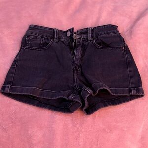 Pacsun Black Denim Women's Shorts